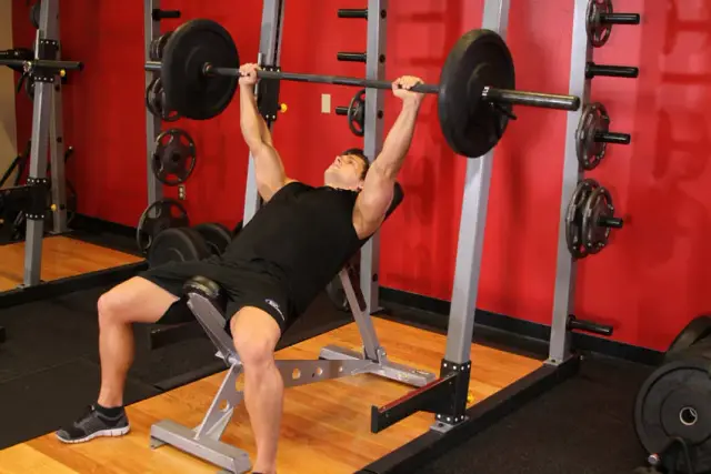 Barbell Incline Bench Press - Medium Grip 1