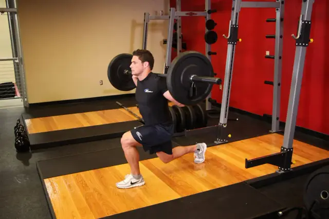 Barbell Lunge 2