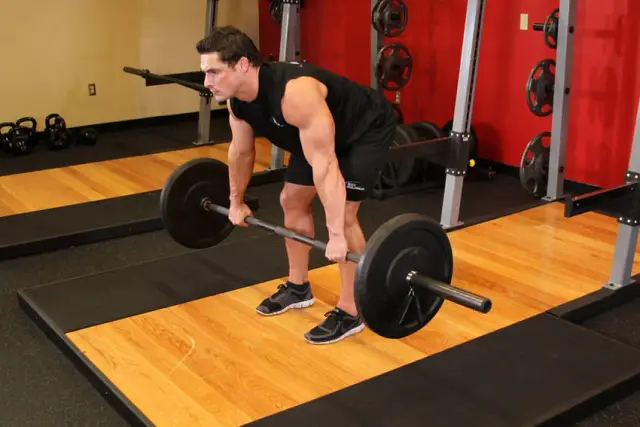 Barbell Rear Delt Row 1