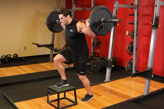 Barbell Step Ups 1