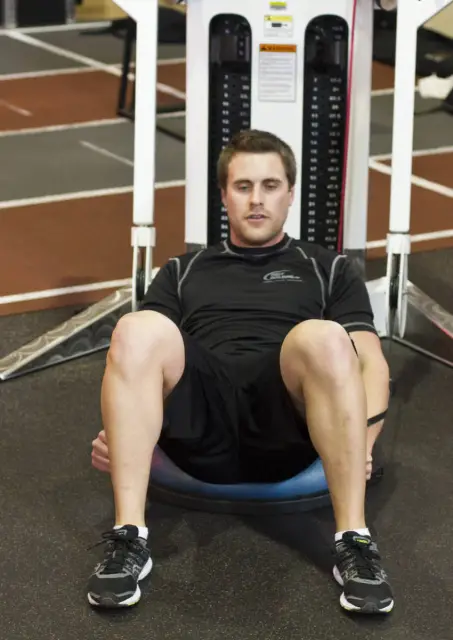 Bosu Ball Cable Crunch With Side Bends 1