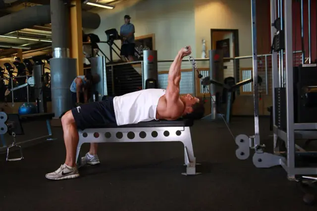Cable Lying Triceps Extension 2