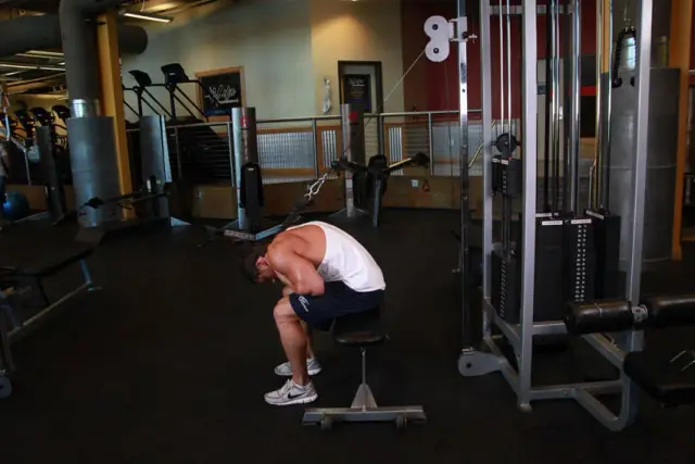 Cable Seated Crunch 2