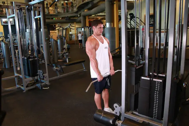Cable Shrugs 1