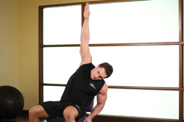Chair Lower Back Stretch 1