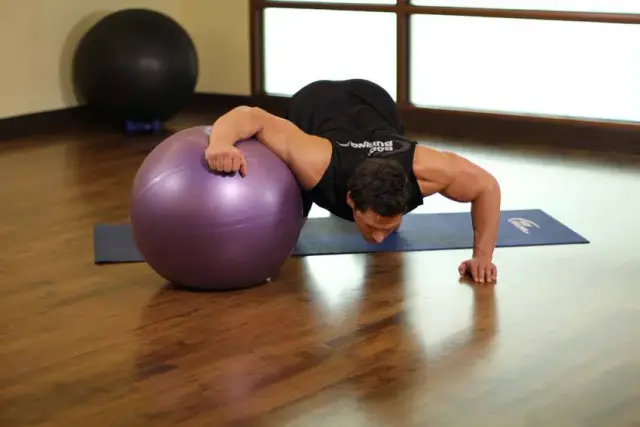 Chest Stretch on Stability Ball 2