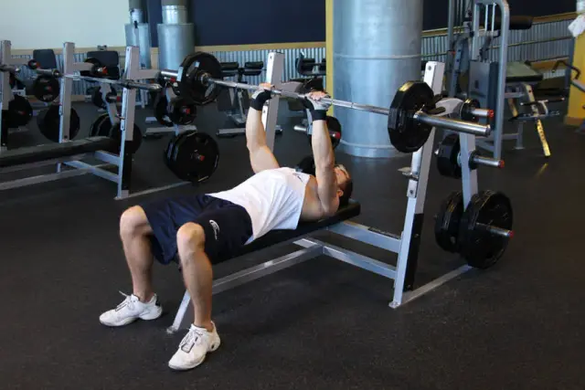 Close-Grip Barbell Bench Press 2
