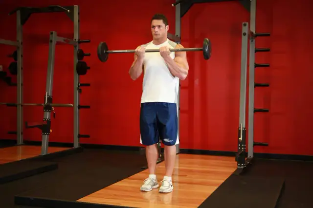 Close-Grip Standing Barbell Curl 2