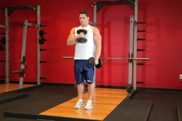 Cross Body Hammer Curl 1