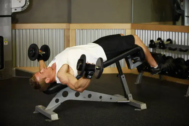 Decline Dumbbell Flyes 2