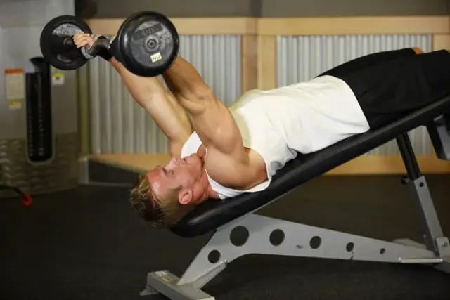 Decline EZ Bar Triceps Extension 1