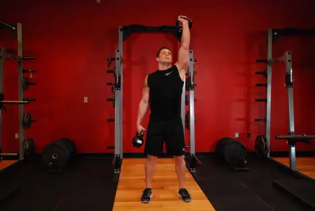Double Kettlebell Windmill 1