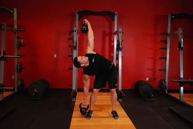 Double Kettlebell Windmill 2