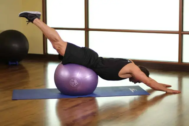 Downward Facing Balance — End