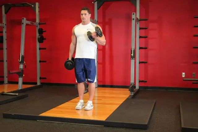 Dumbbell Alternate Bicep Curl 2