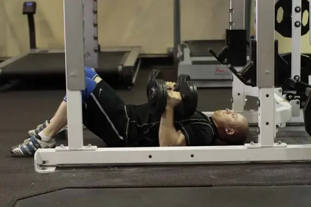 Dumbbell Floor Press 2