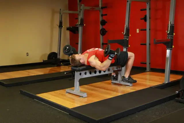 Dumbbell Flyes — End