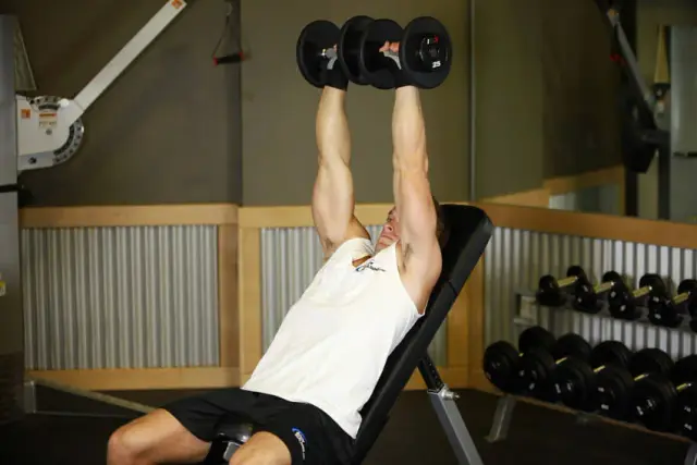 Dumbbell Incline Shoulder Raise 2