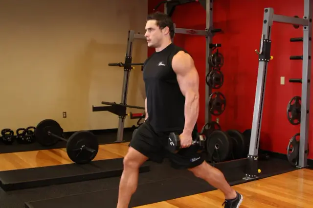 Dumbbell Lunges 1