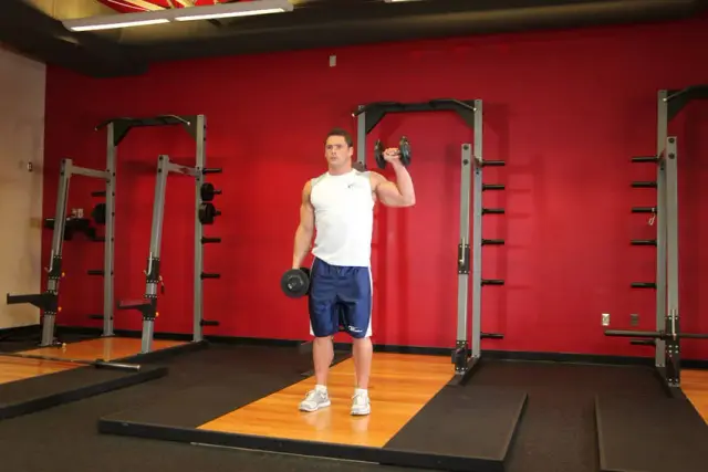 Dumbbell One-Arm Shoulder Press 1