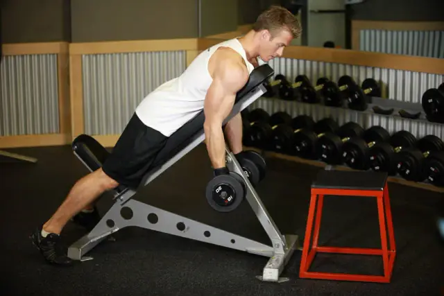 Dumbbell Prone Incline Curl 2