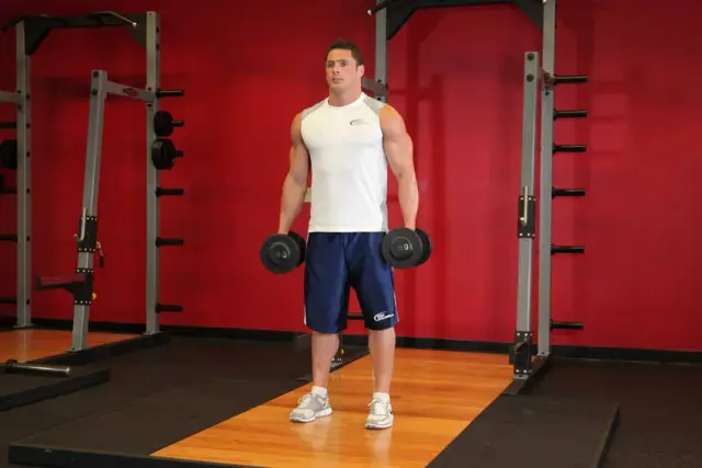 Dumbbell Squat — Start