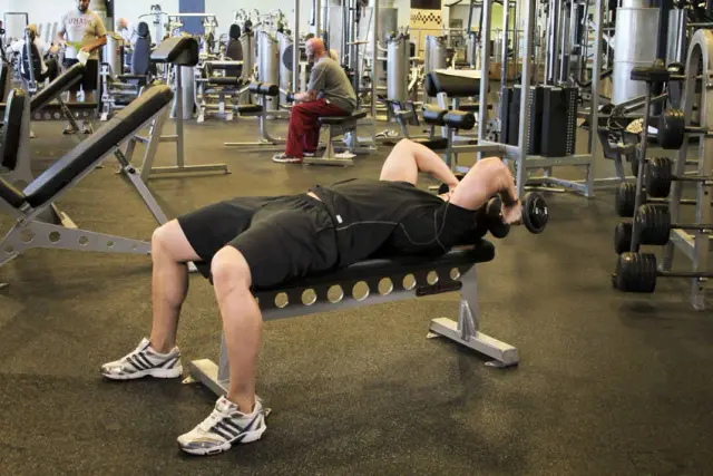 Dumbbell Tricep Extension -Pronated Grip 1
