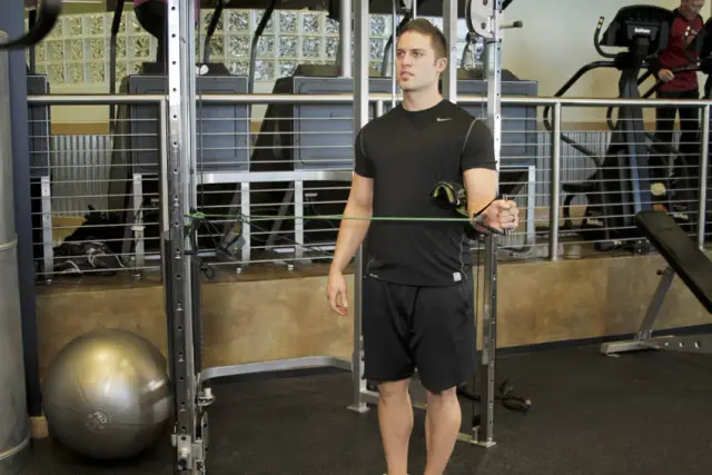External Rotation with Band — End