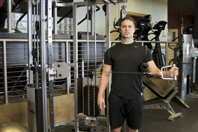 External Rotation with Cable — End