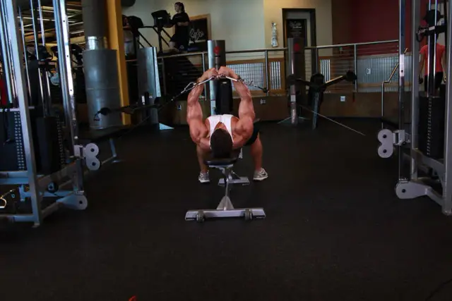 Flat Bench Cable Flyes 2