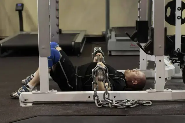 Floor Press with Chains 2