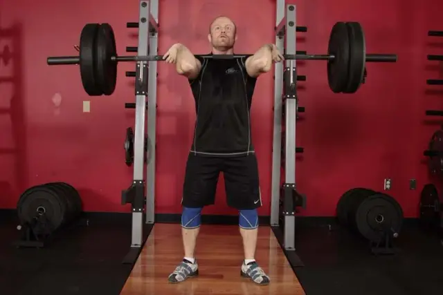 Front Squat (Clean Grip) — Start