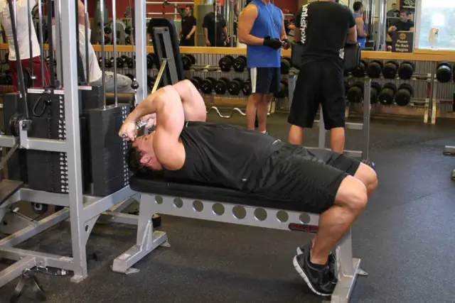 High Cable Curls 2