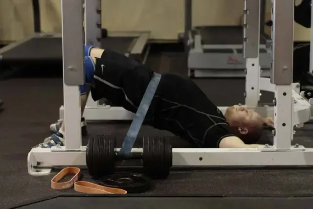 Hip Lift with Band — End