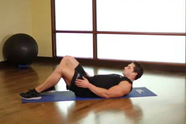 Hug Knees To Chest 1