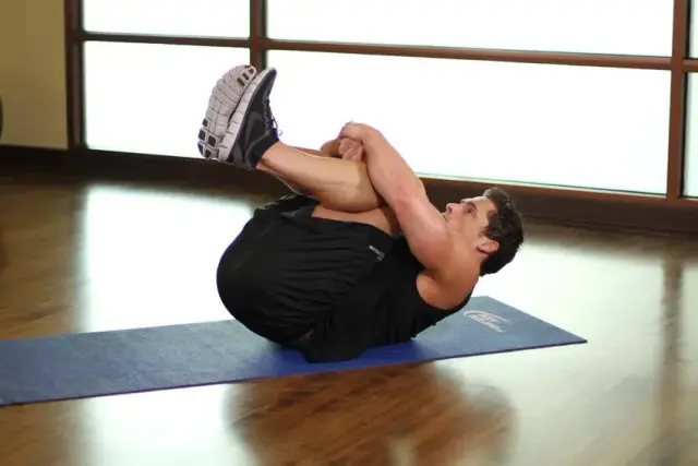 Hug Knees To Chest 2