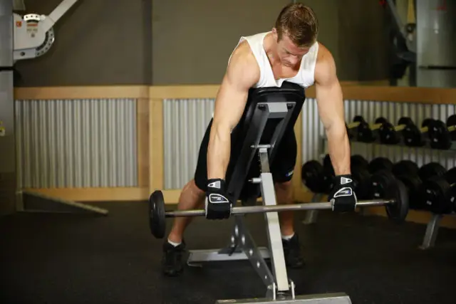 Incline Bench Pull — Start