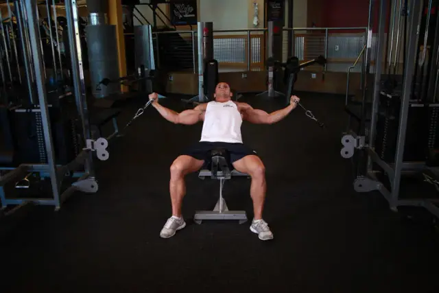 Incline Cable Flye — Start