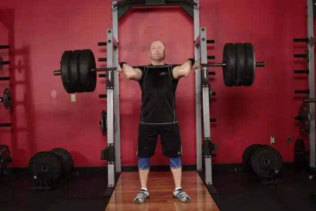 Jerk Dip Squat — Start