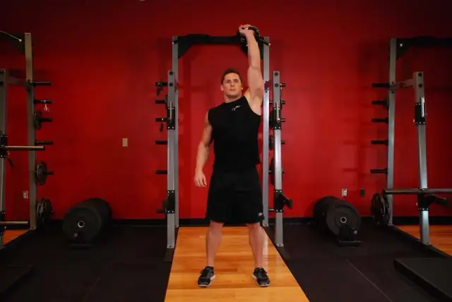 Kettlebell Arnold Press — End