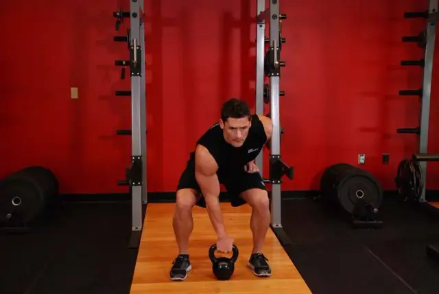 Kettlebell Dead Clean — Start