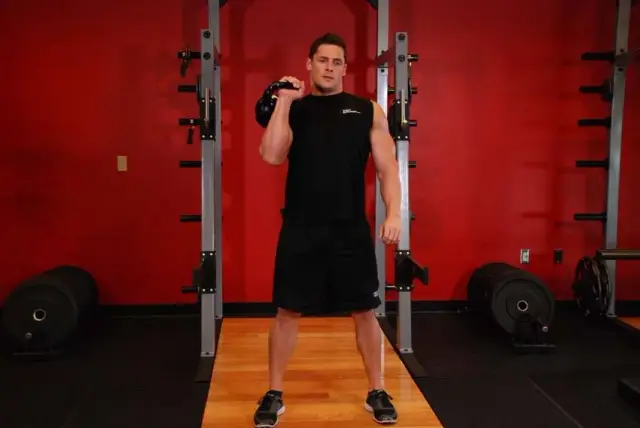 Kettlebell Dead Clean — End