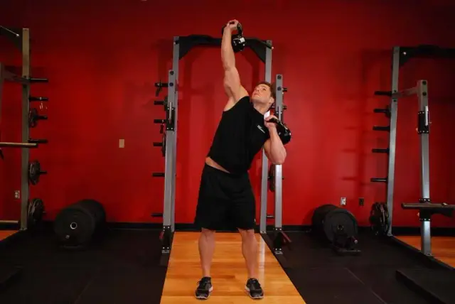 Kettlebell Seesaw Press — End