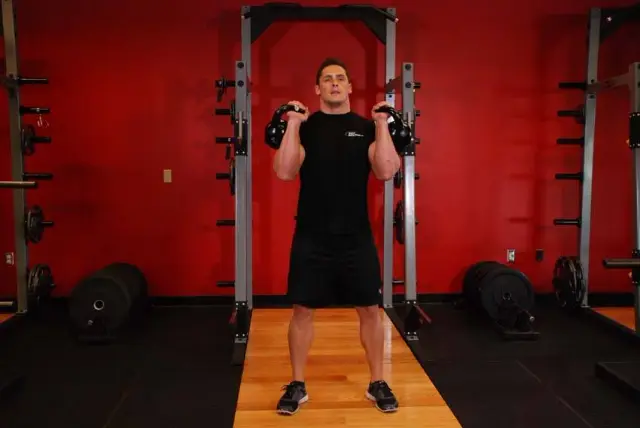 Kettlebell Thruster — Start
