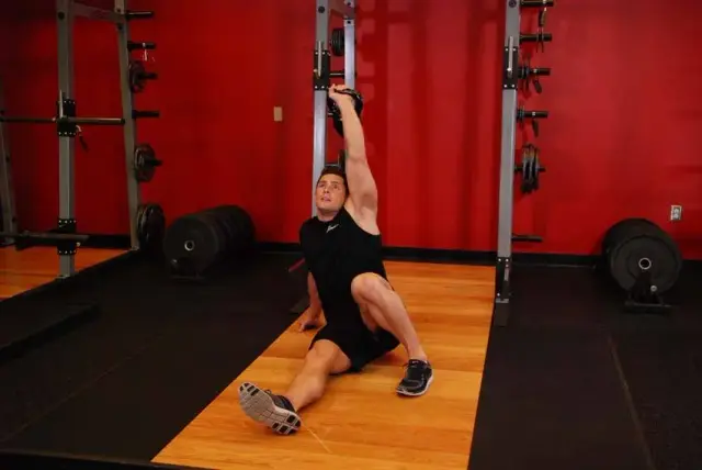 Kettlebell Turkish Get-Up (Squat style) — End