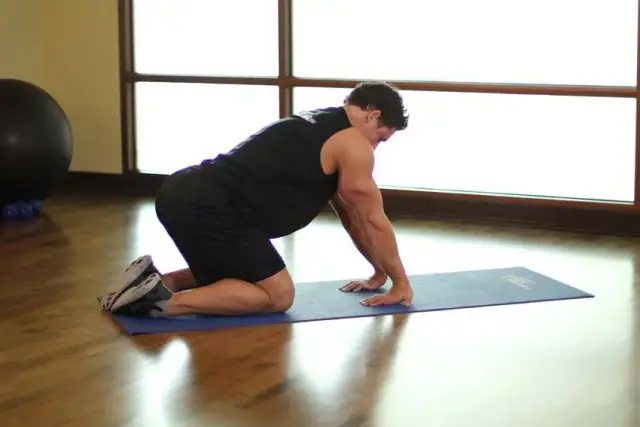 Kneeling Forearm Stretch 2