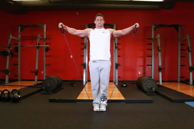 Lateral Raise - With Bands — End