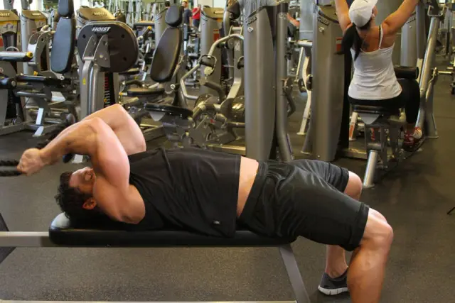 Low Cable Triceps Extension 1