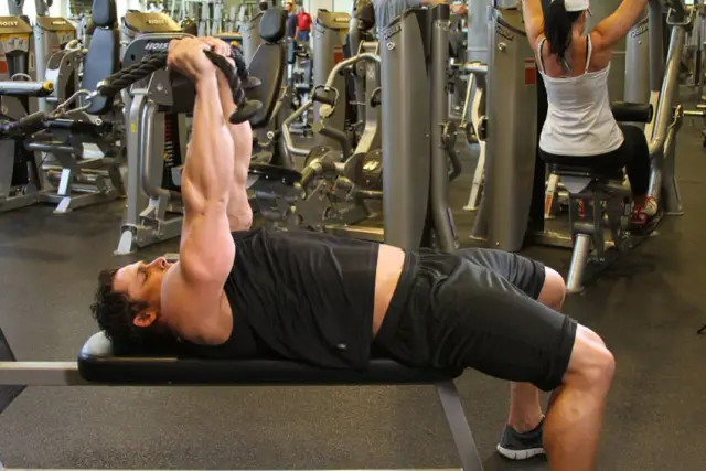 Low Cable Triceps Extension 2
