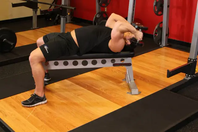Lying Dumbbell Tricep Extension 1